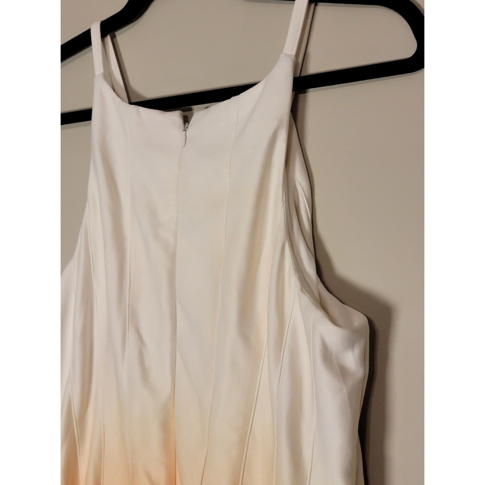 Calvin Klein Ombre Gradient Summer Dress White to‎ Orange - Picture 4 of 7